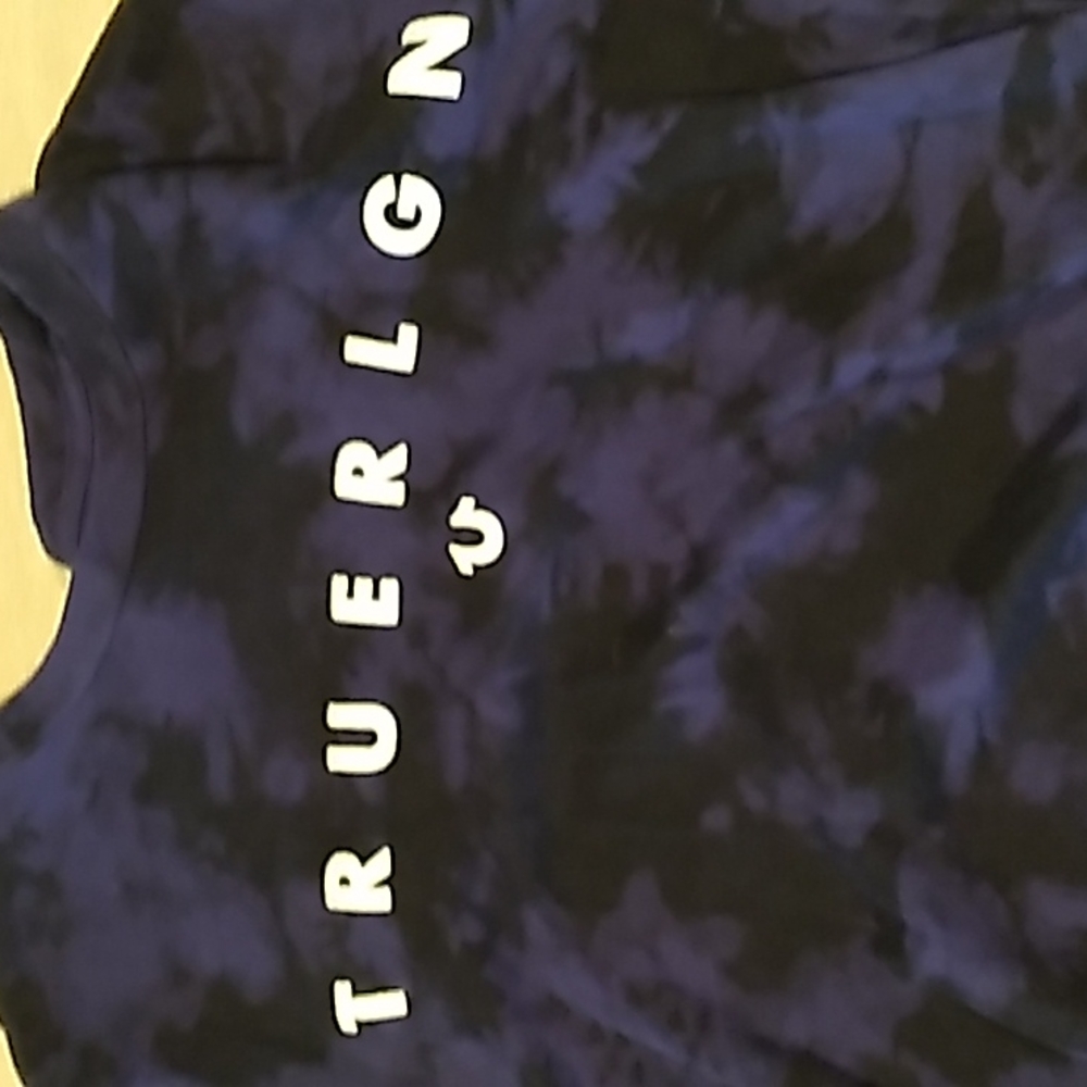 Blue True Religion Tie-Dye T-shirt